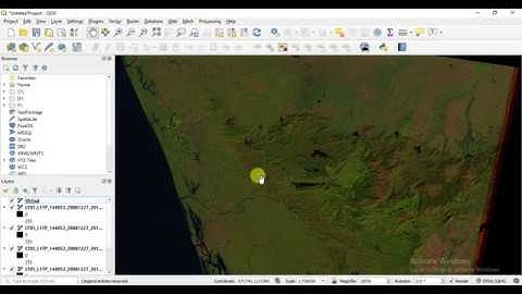 Layerstack or Composite Bands using QGIS