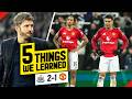 Midfield DISASTER! POOR Subs! 5 Things We Learned... Newcastle 2-1 Man United