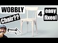 Give me 5 minutes and I’ll show you how to fix a Wobbly Chair!