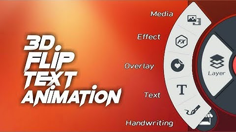 3d flip text animation in kinemaster (very attractive animation) #kinemasteredotingtutorial