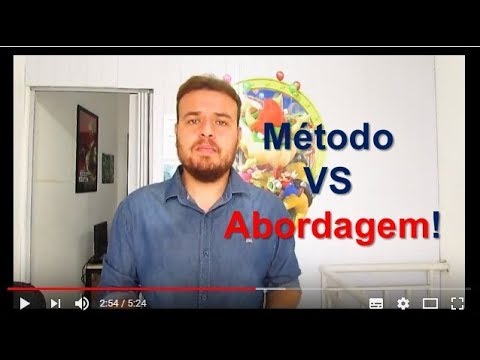 Vídeo: Diferença Entre Abordagem E Método