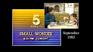 WNEW 5, "Small Wonder" Promo, September 1985