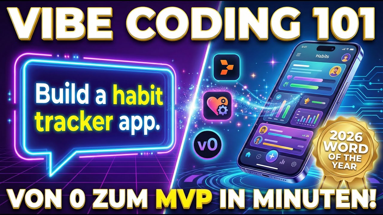 ⚡ Vibe Coding 101 Deutsch | AI Coding 🚀 