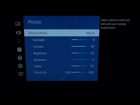 Samsung UE65JU7000 4K TV Best Picture Settings