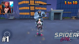 Spider Girl -1 - 10 Spider Gameplay Walkthrough Part 1 (Android iOS) AMG screenshot 5