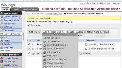 Creating Learning Modules - Part II
