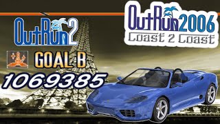 OutRun 2006 - O2 Goal B Score Attack [1.06 MILLION]