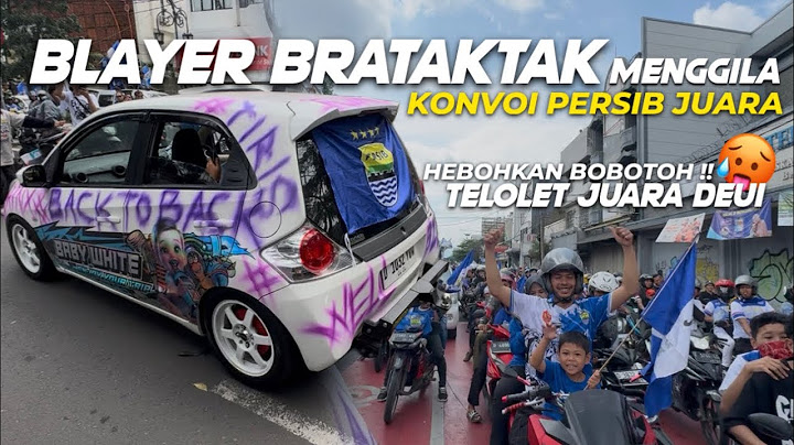 BLAYER BRATAKTAK MENGGILA DI KOTA BANDUNG🥵Konvoi Persib B2B Juara Deui💙Bobotoh Full Senyum