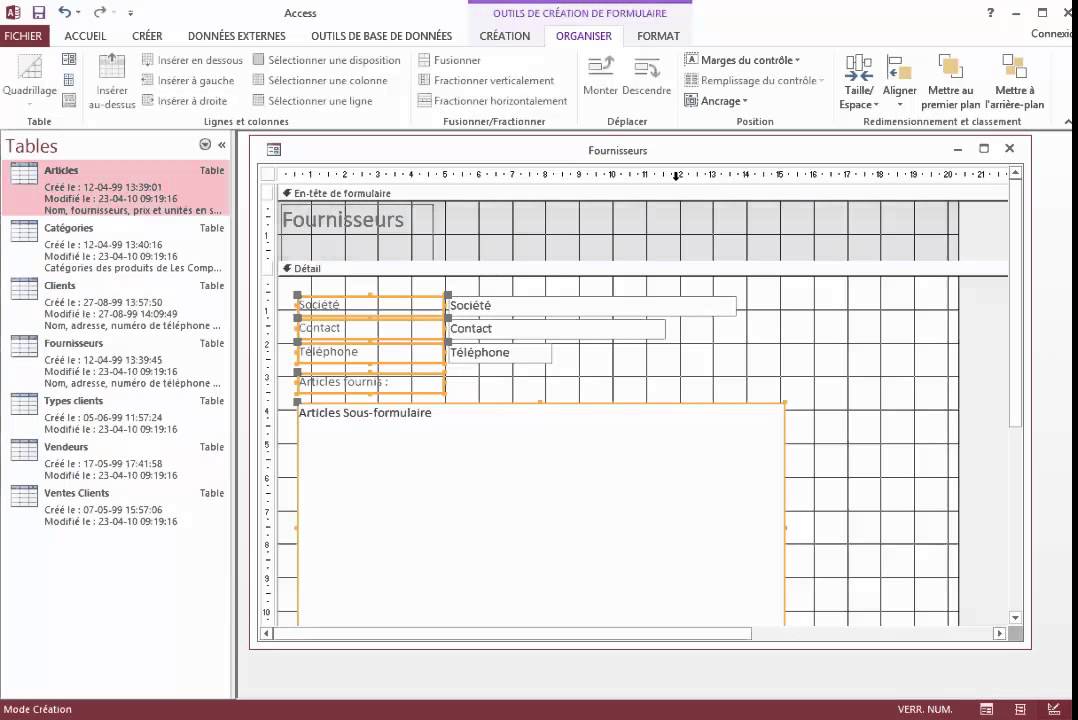Formulaire - Partie 2