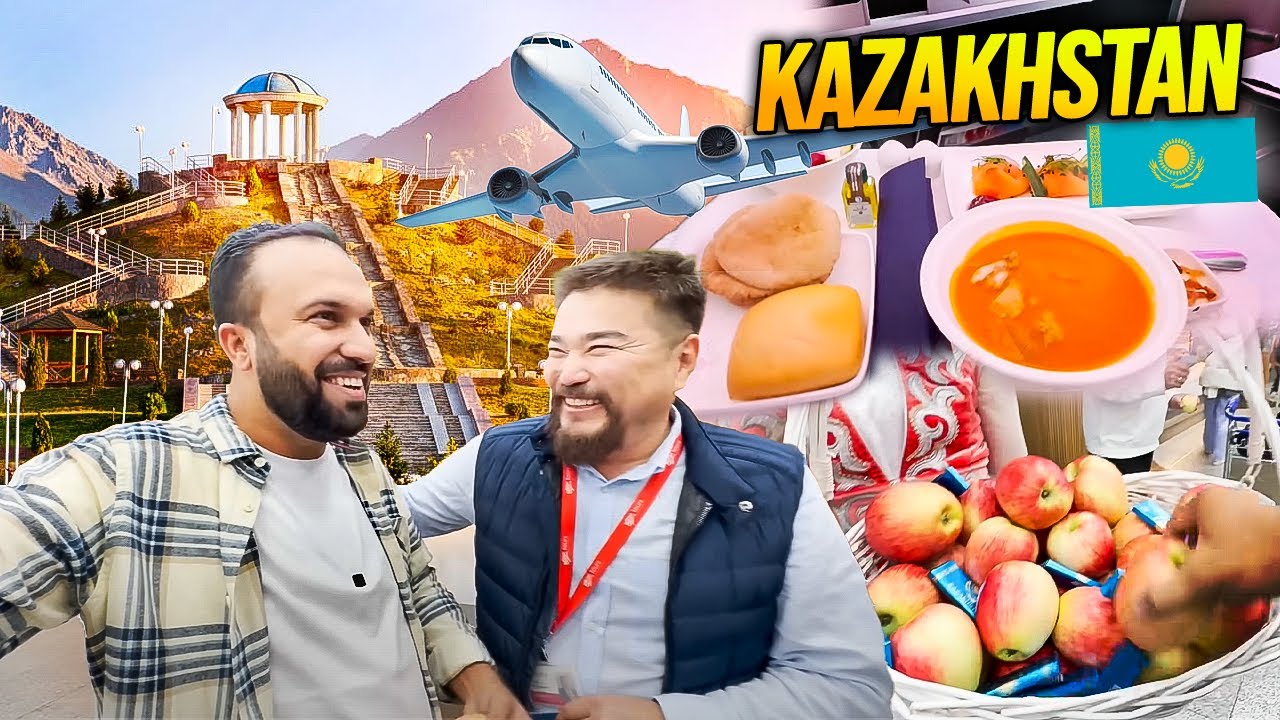 Reached Kazakhstan 🇰🇿 Business Class Review Almaty City Of Apple 🍎