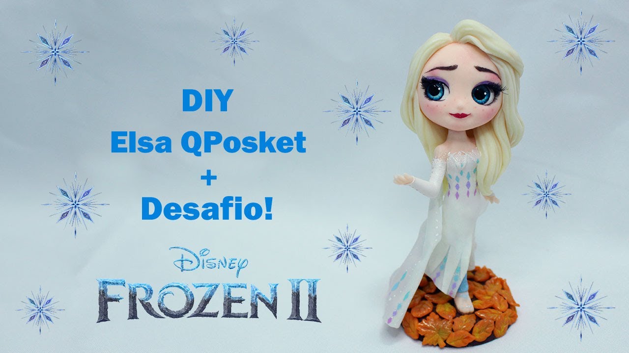 DIY - Elsa QPosket Frozen 2 + Desafio!