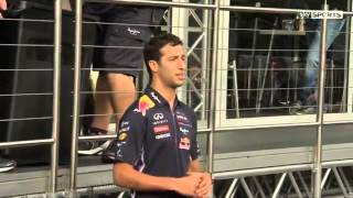 Daniel Ricciardo takes on the Ice Bucket Challenge