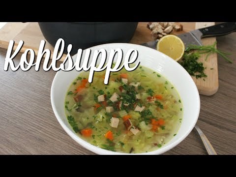 Video: Suppe Mit Gebratenem Kohl