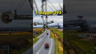 Top 10 Largest land vehicle on Earth #shorts #machine #vehicles #viral #construction #mining