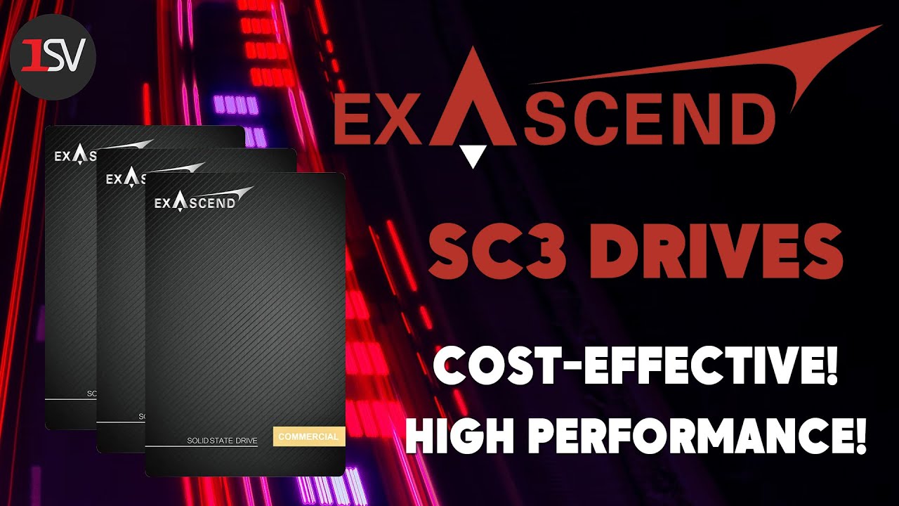 Exascend SC3 2.5" SATA Internal SSDs: For Enhanced Stability and Reliability!
