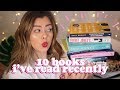 10 BOOKS I'VE READ RECENTLY - FICTION,  THRILLERS, YA + MORE | LUCY WOOD