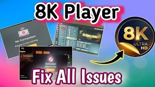 8K player application All problems Fixed, App crashing, Loading freezing Buffering  screenshot 3