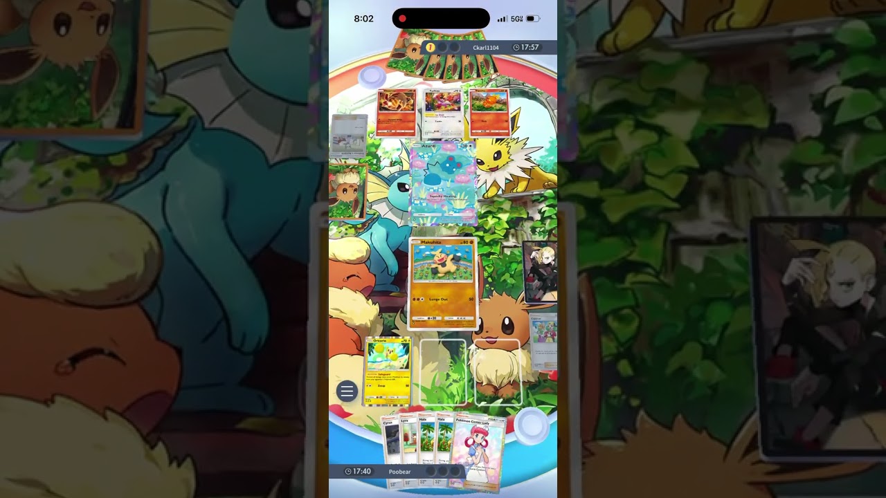 Hariyama deck in master rank ep2 vs mega blaziken