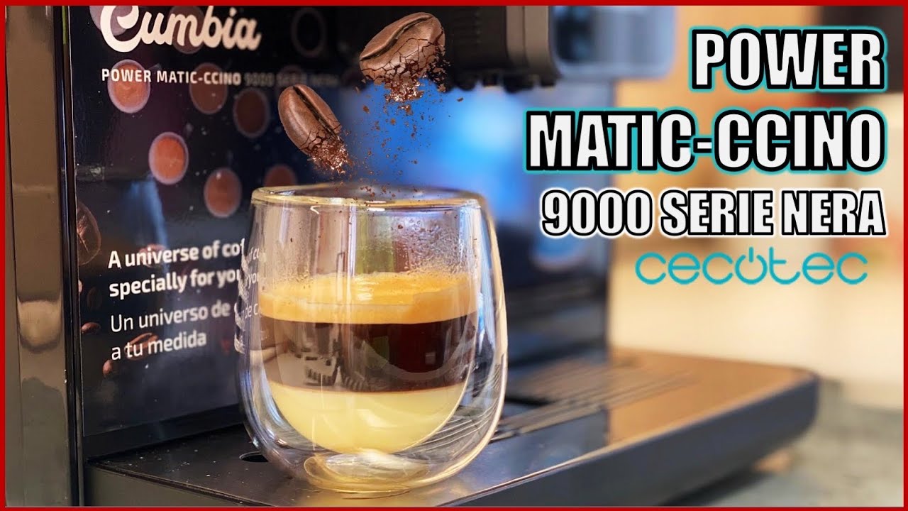 CAFETERA POWER MATIC-CCINO 9000 CON RECETARIO DE CAFES INCLUIDOS | REVIEW  en ESPAÑOL - YouTube