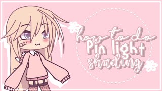 ft. my oc sandra (original!) [ quick tutorial ] how to do the pin light shading (very quick)