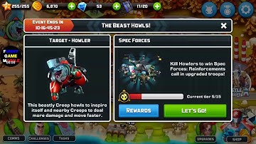 FGMobile - Alien Creeps TD: Event The Beast Howls ( Hard Part 2 Without Mod, Only Flak )