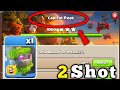 2 Shot Max Capital Peak With Mountain Golem is Very Easy in Clan Capital