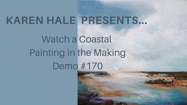 Watch a Coastal Painting in the Making, art techni...