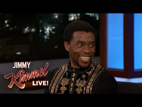 Chadwick Boseman on Top Secret Marvel Photo