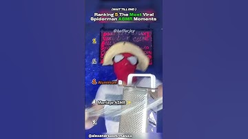 Ranking The Most Viral Spiderman ASMR 🎙