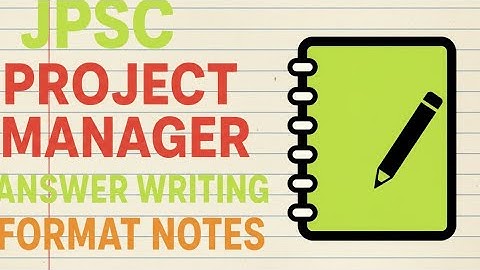 JPSC Project Manager notes with Approx 300 Solved Questions in Answer writing Format #jpsc #exam 