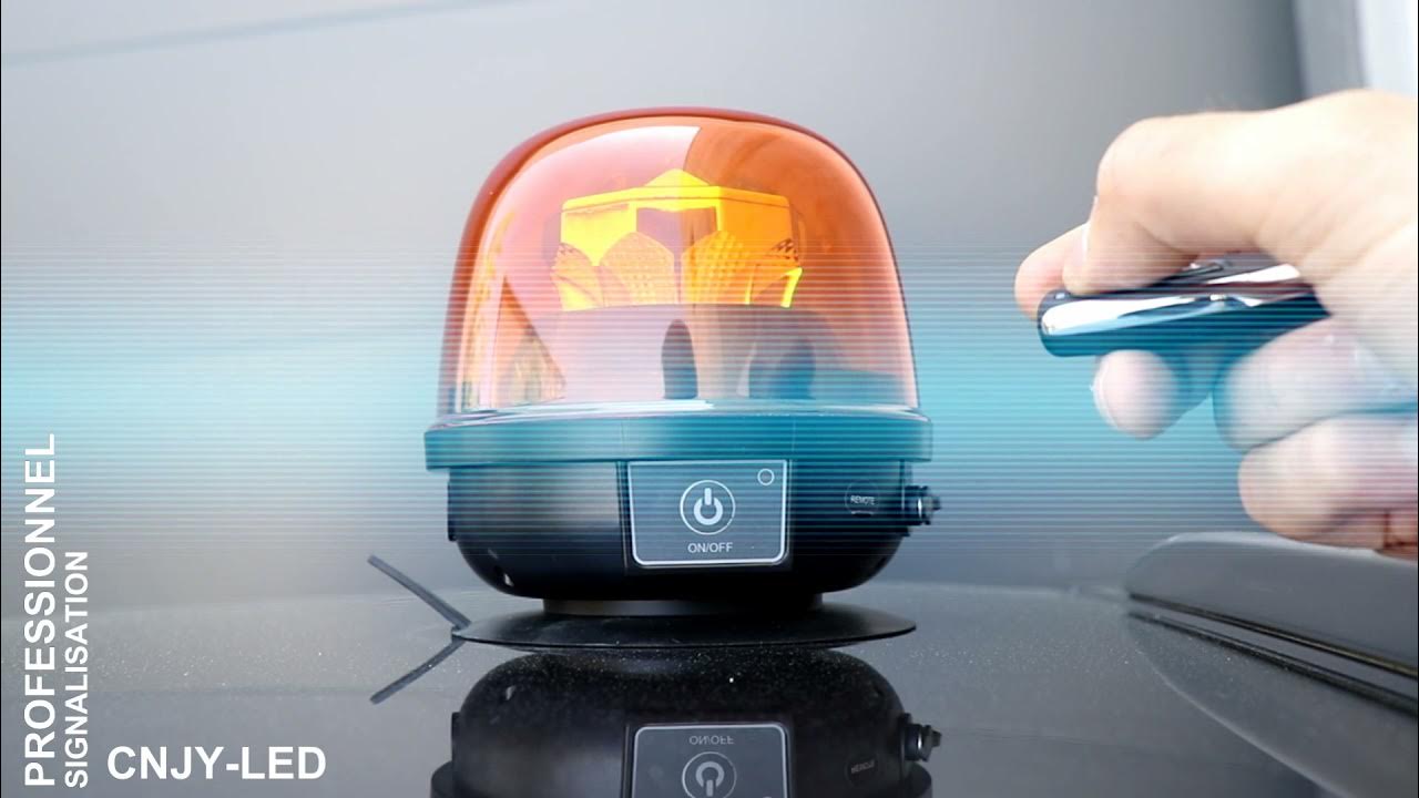 Gyrophare led autonome magnétique et sans fil ? On vous explique ! 