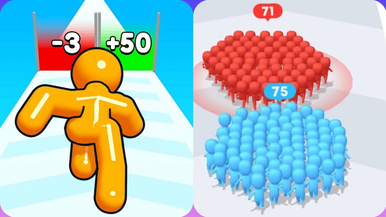 Count Master 3D vs Tall Man Run 3D❤️❤️ Walkthrough Android iOS Gameplay ep-67