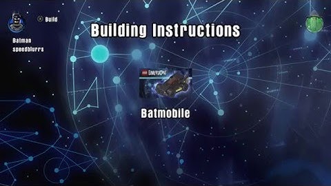 LEGO Dimensions 71172 Batmobile Build Instructions
