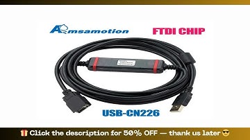 Deal Suitable for Omron CS/CJ/CQM1H/CPM2C CJ1M CS1G PLC programming Cable USB-CN226+ Data Download L