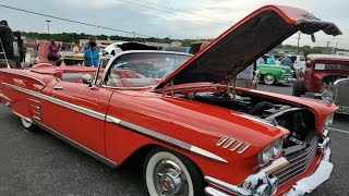 Hot Rods, Muscle Cars, Classic Cars and Trucks @ Fort Worth, Texas Midnight Madness II Car Show. 4k