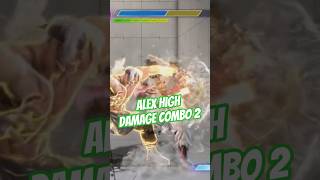 SF6: ALEX High Damage Combo 2 #sf6 #streetfighter6 #alex #combo #viralvideo