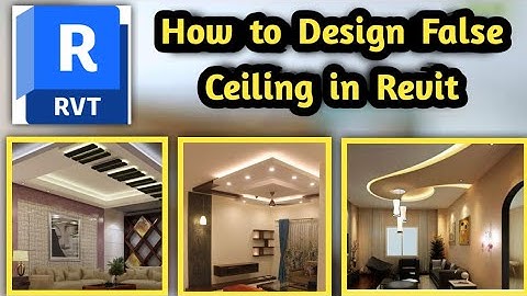 How To Design False Ceiling In Revit | plain False Ceiling | Revit Tutorial urdu hindi