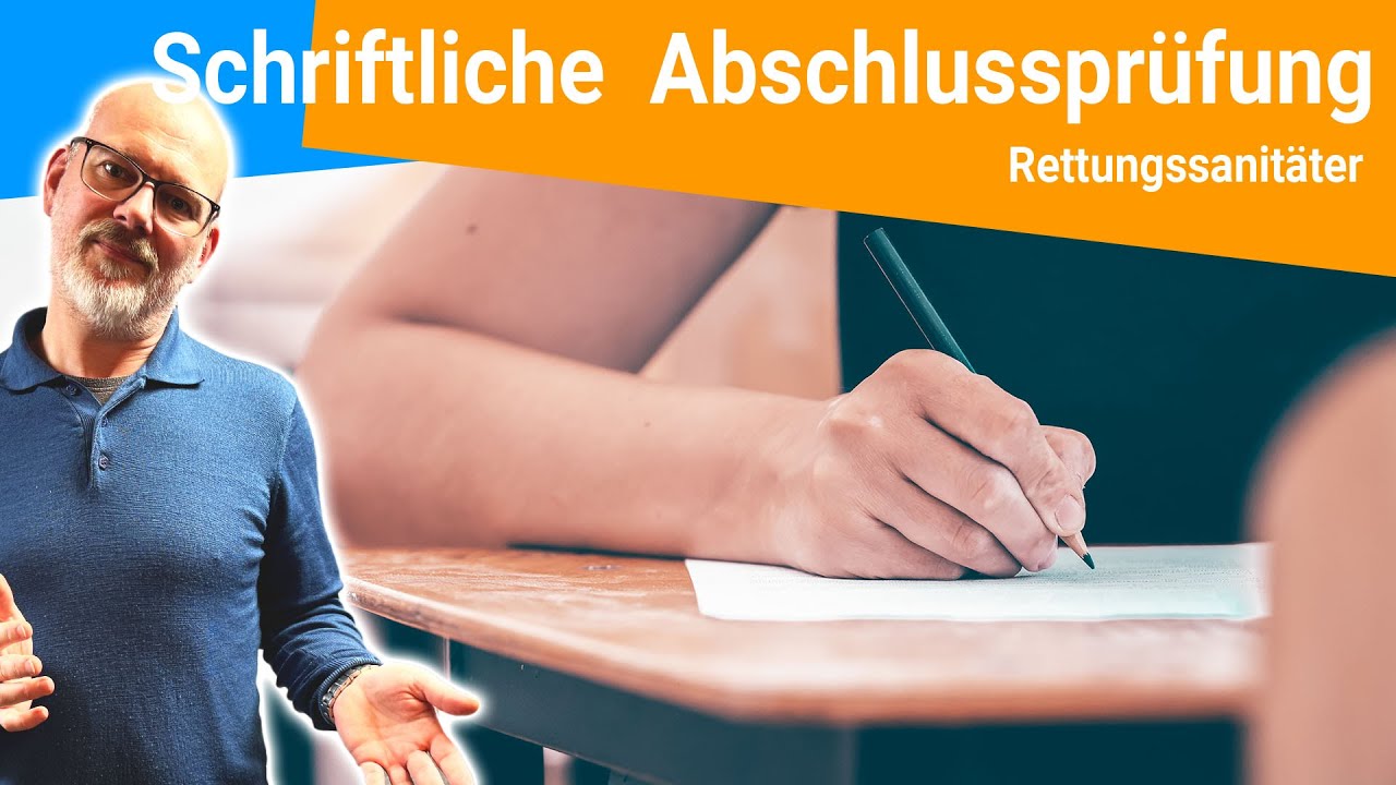 Schriftliche Abschlussprüfung für Rettungssanitäter