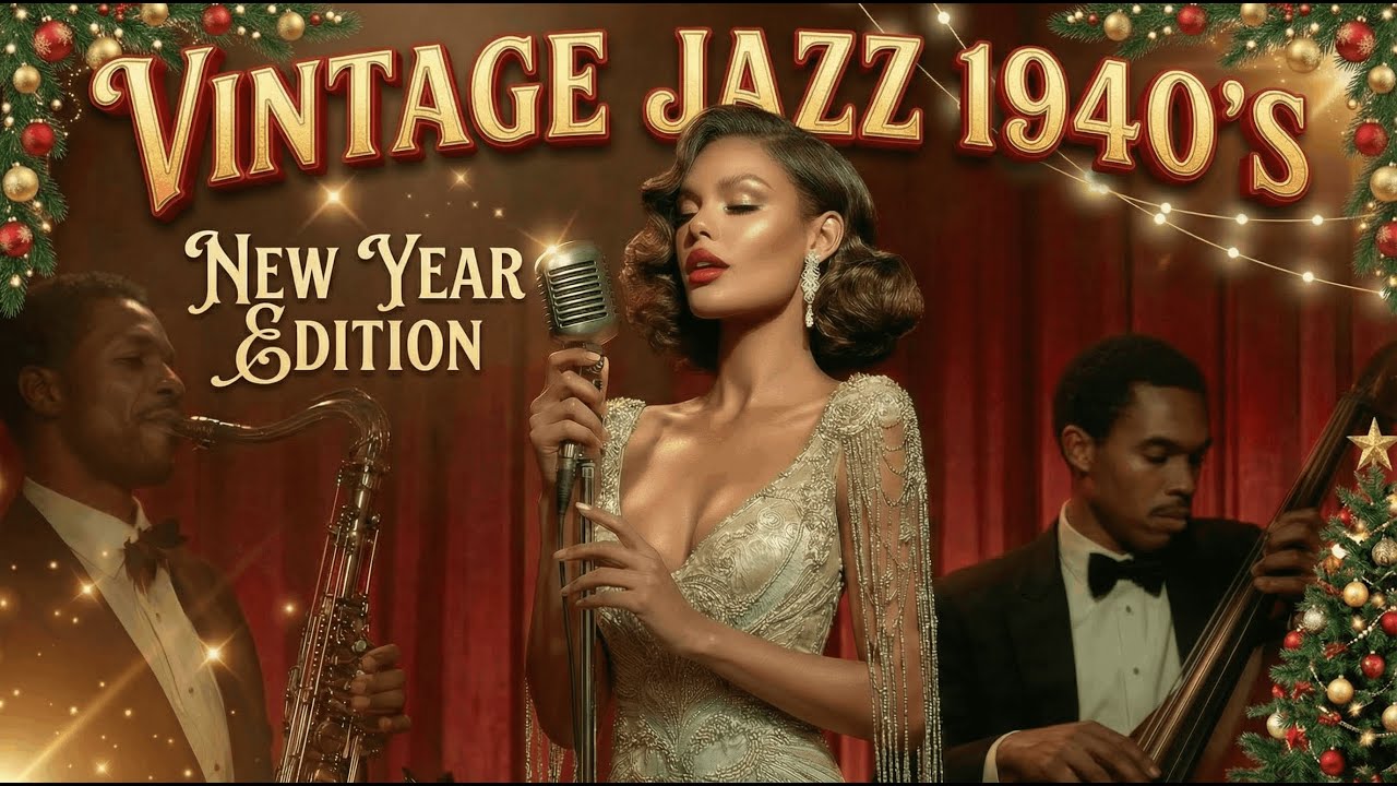Retro New Year Jazz 1940s 🎄 Vintage Jazz for Relax | Velvet Vinyl Jazz