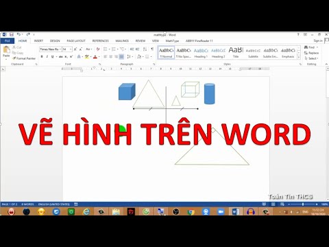 Hướng Dẫn Vẽ Hình Trên Word