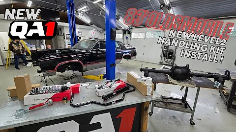 "G-Body Game Changer! QA1 Level 2 handling kit suspension Install on '83 Hurst Olds"