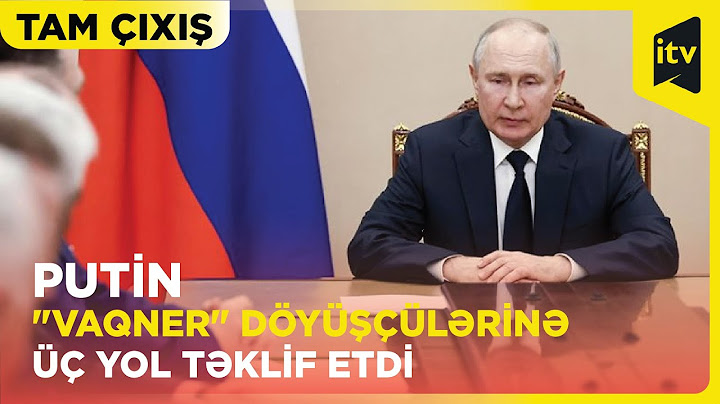 Rusiya Prezidenti Vladimir Putin xalqa müraciət etdi - TAM ÇIXIŞ