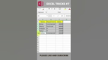 How to add row after each row in exce l#shorts#tricks#shorcuts