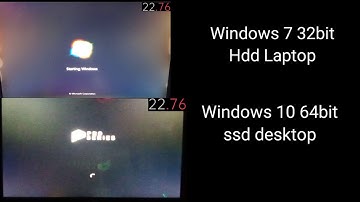 Windows 7 vs Windows 10 (Boot Test) (Windows 7 Much faster than Windows 10?)