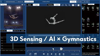 Fujitsu's Judging Support System Using AI/3D Sensing Technology for Gymnastics screenshot 3