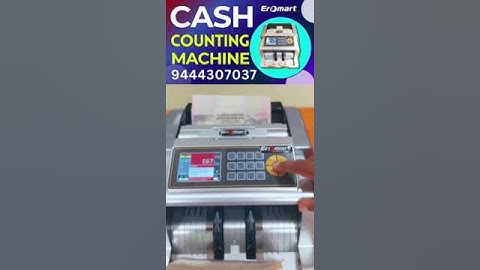 Cash Counting Machine in bodinayakanur Theni #shorts