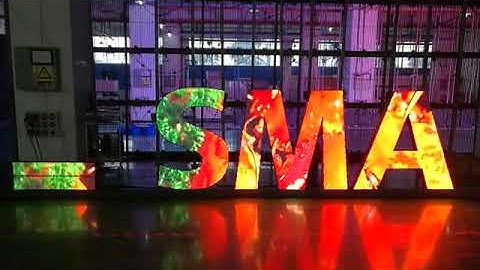 LOGO Letter Outdoor & Indoor LED Display Screen, Creative and Customized LED Video Wall Manufacturer