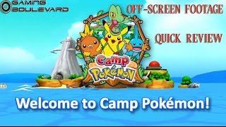 Camp Pokémon - Quick Review and off-screen footage screenshot 2
