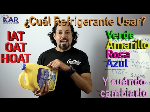 Video: ¿Qué tipo de refrigerante toma mi coche?