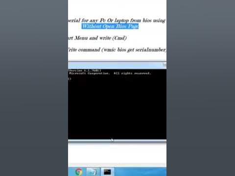 Order Get Motherboard Computer Serial Number Cmd - YouTube